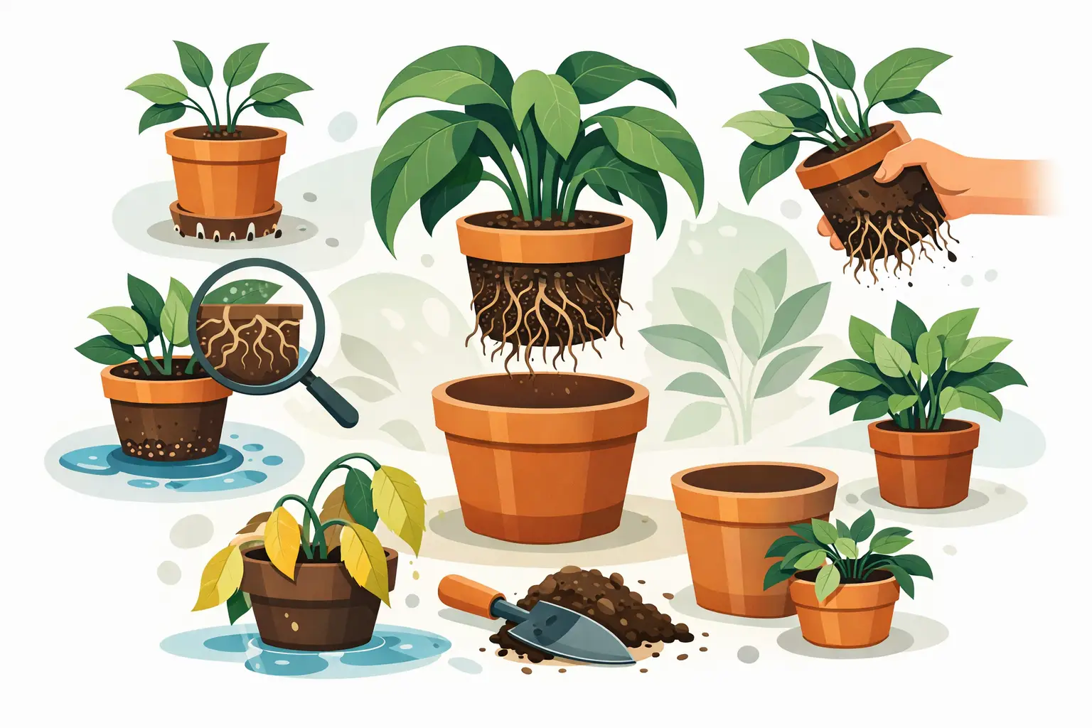 When to Repot Houseplants: 7 Clear Signs