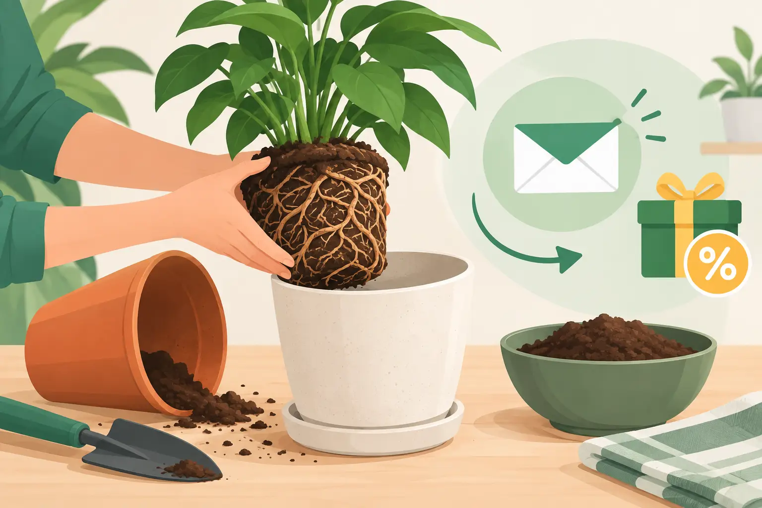 Repotting Root Bound Plants Without Setbacks