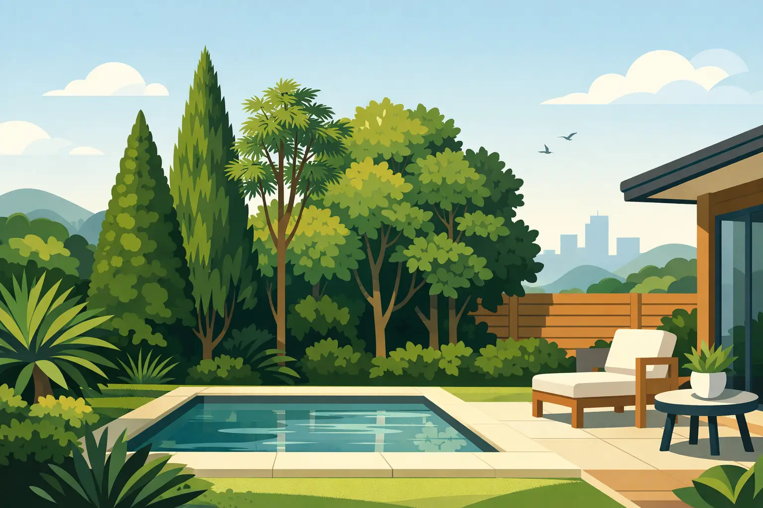Screening Trees for Privacy in Australian Gardens